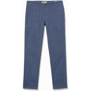Men's Skinny-Fit Stretch Canvas Utility Pant Denim Blue 32W x 30L